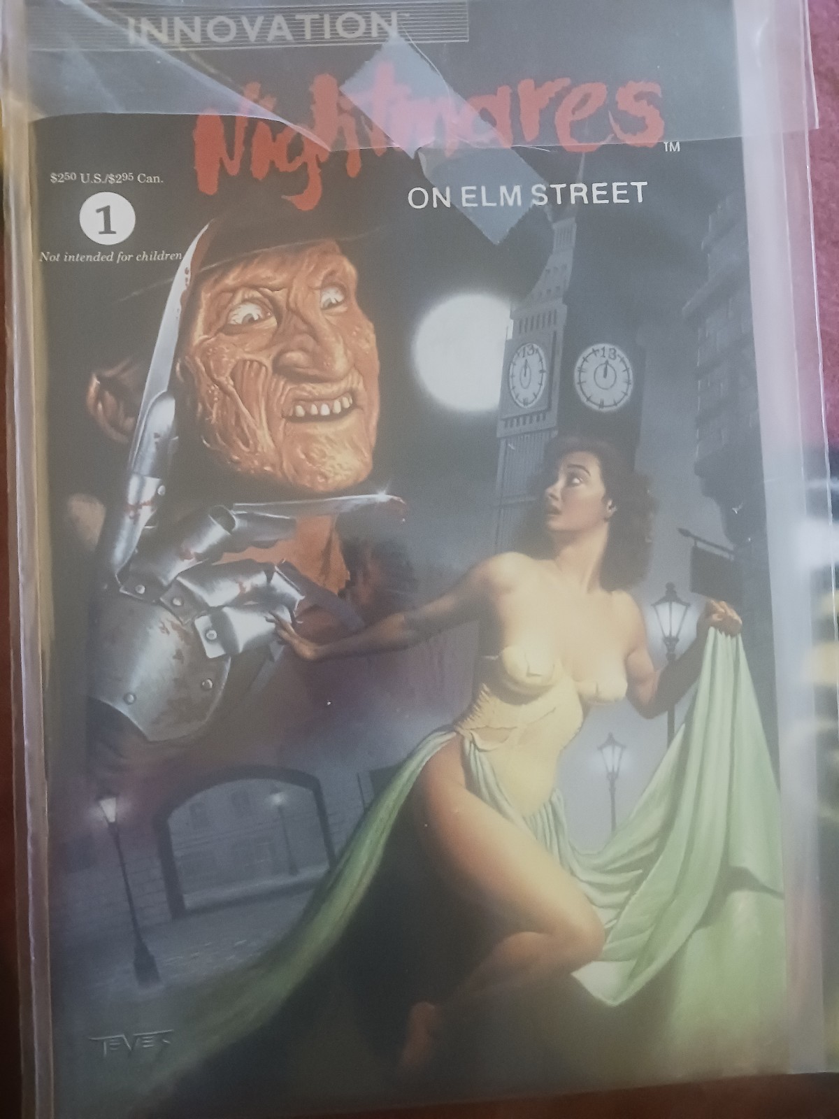 DC Comics A NIGHTMARE ON ELM STREET Volume 1/ Elvira house of mysteries comic.