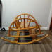 Vintage TEETERTOT Wooden Delphos Bending Co Baby Bouncer Springs Bounce Seat