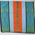 Vintage Royal Terry International Blue Green Orange Stripe Beach Towel