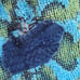 Vintage Royal Terry International Blue Green Orange Stripe Beach Towel