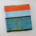 Vintage Royal Terry International Blue Green Orange Stripe Beach Towel