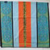 Vintage Royal Terry International Blue Green Orange Stripe Beach Towel