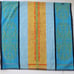 Vintage Royal Terry International Blue Green Orange Stripe Beach Towel