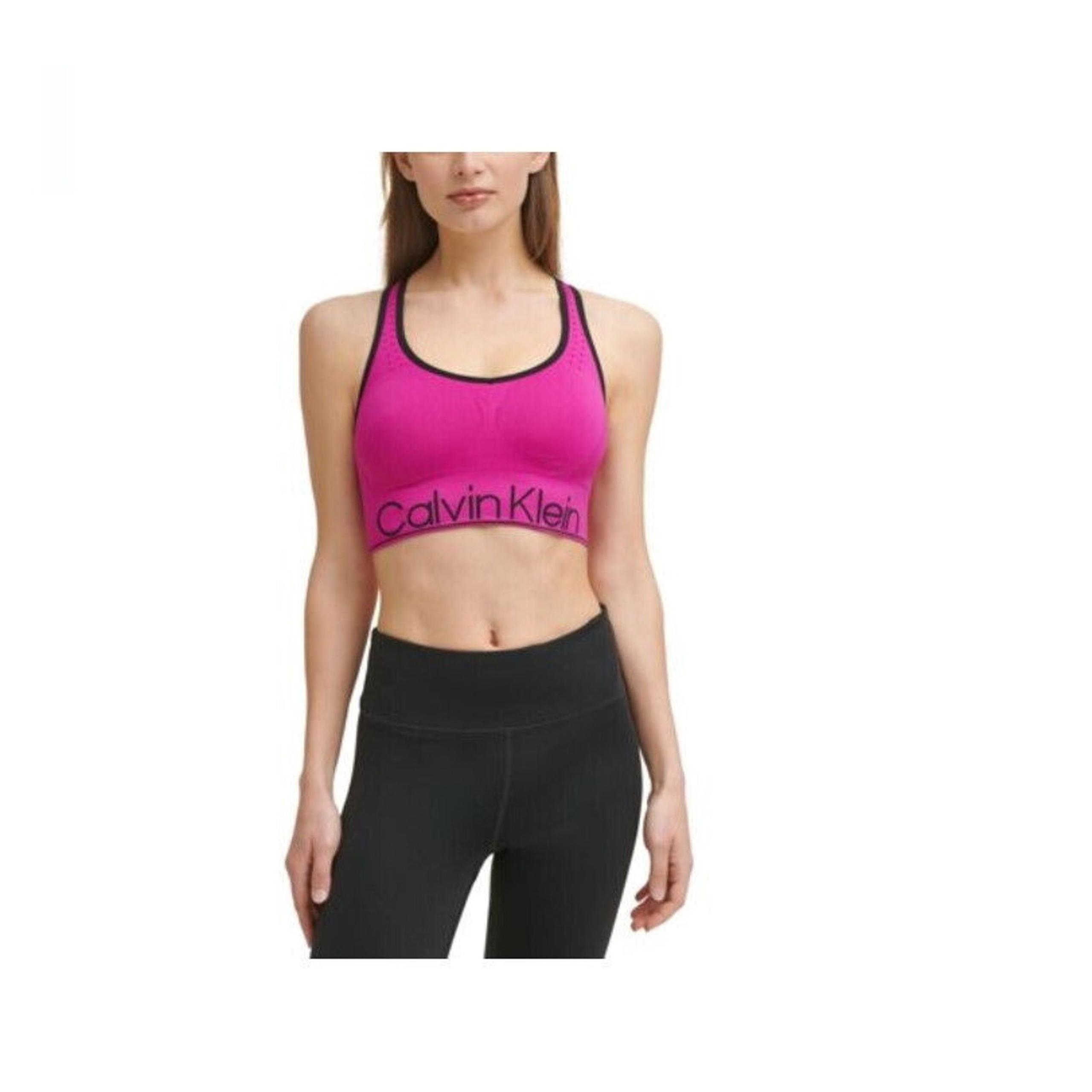 Calvin Klein Performance Women Medium Impact Sports Bra Melrose Size XS