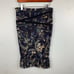 NWT Fuzzi Tulle Stretch BodyCon Paisley Print Trumpet Skirt XL