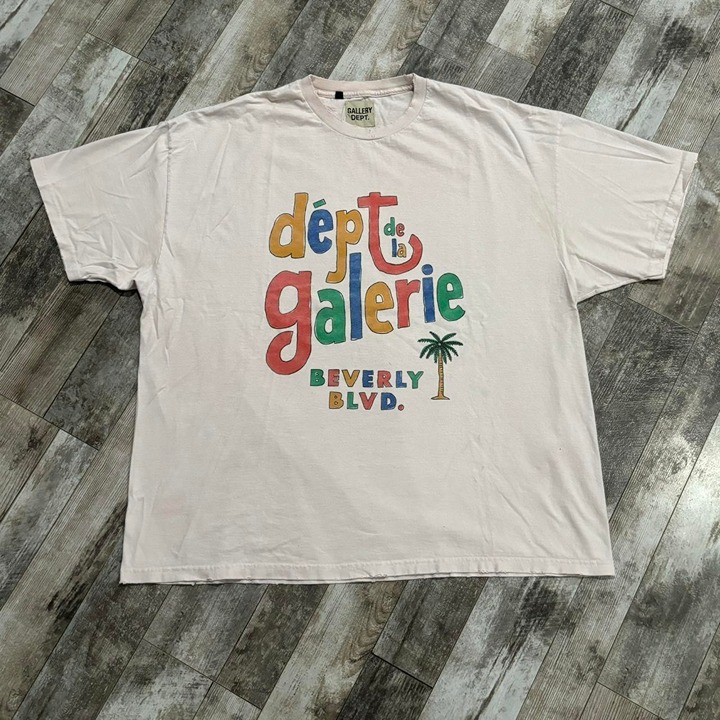 RARE Gallery Dept Logo dept de la galerie cafe Beverly Blvd Graphic Tee Shirt