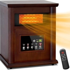Lifeplus 1500W Electric Infrared Space Heater,Quartz Heater for Indoor Use