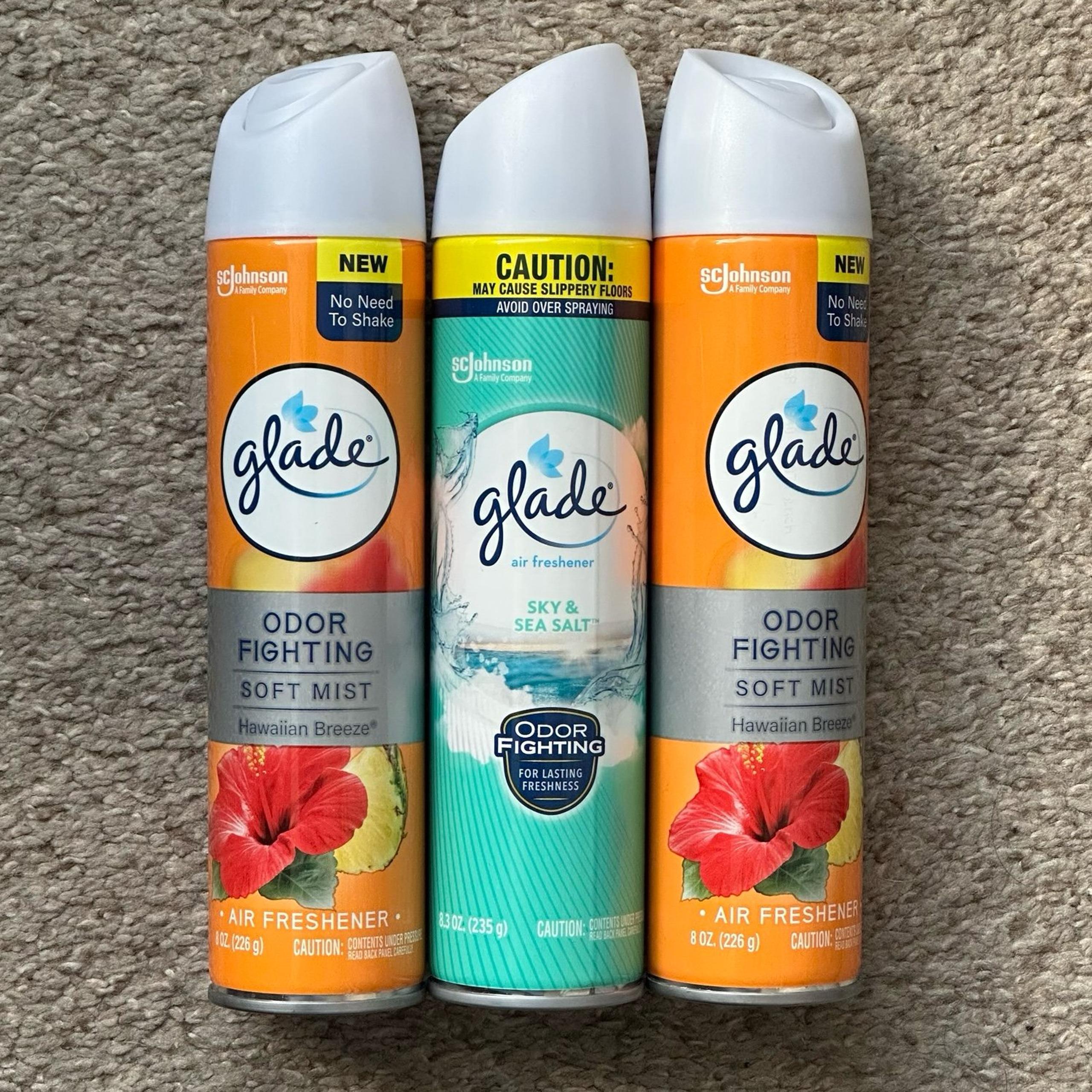 Glade Air Freshener - Varied Scents, Lot of 3