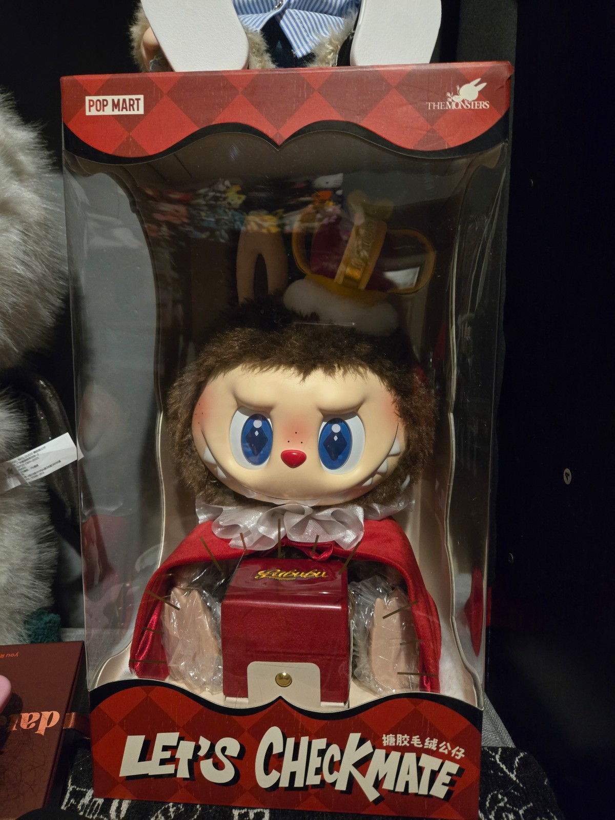 King mega labubu vinyl face figure collectable doll