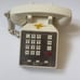 Rare Vintage Southwestern Bell Telecom Push Button Desk Telephone Red Hold