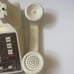 Rare Vintage Southwestern Bell Telecom Push Button Desk Telephone Red Hold