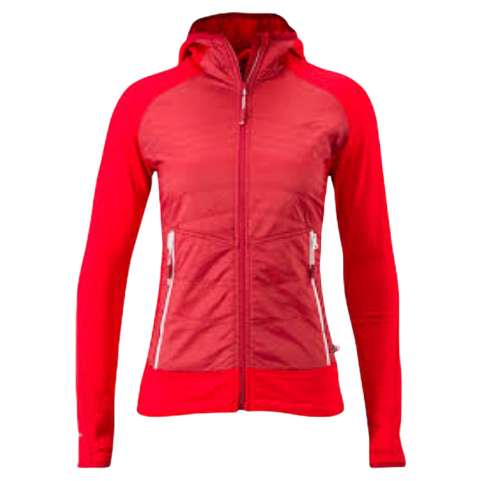 Silvini Cycling Sweatshirt Jacket Divera Large Red Hooded Reflective Lightweight