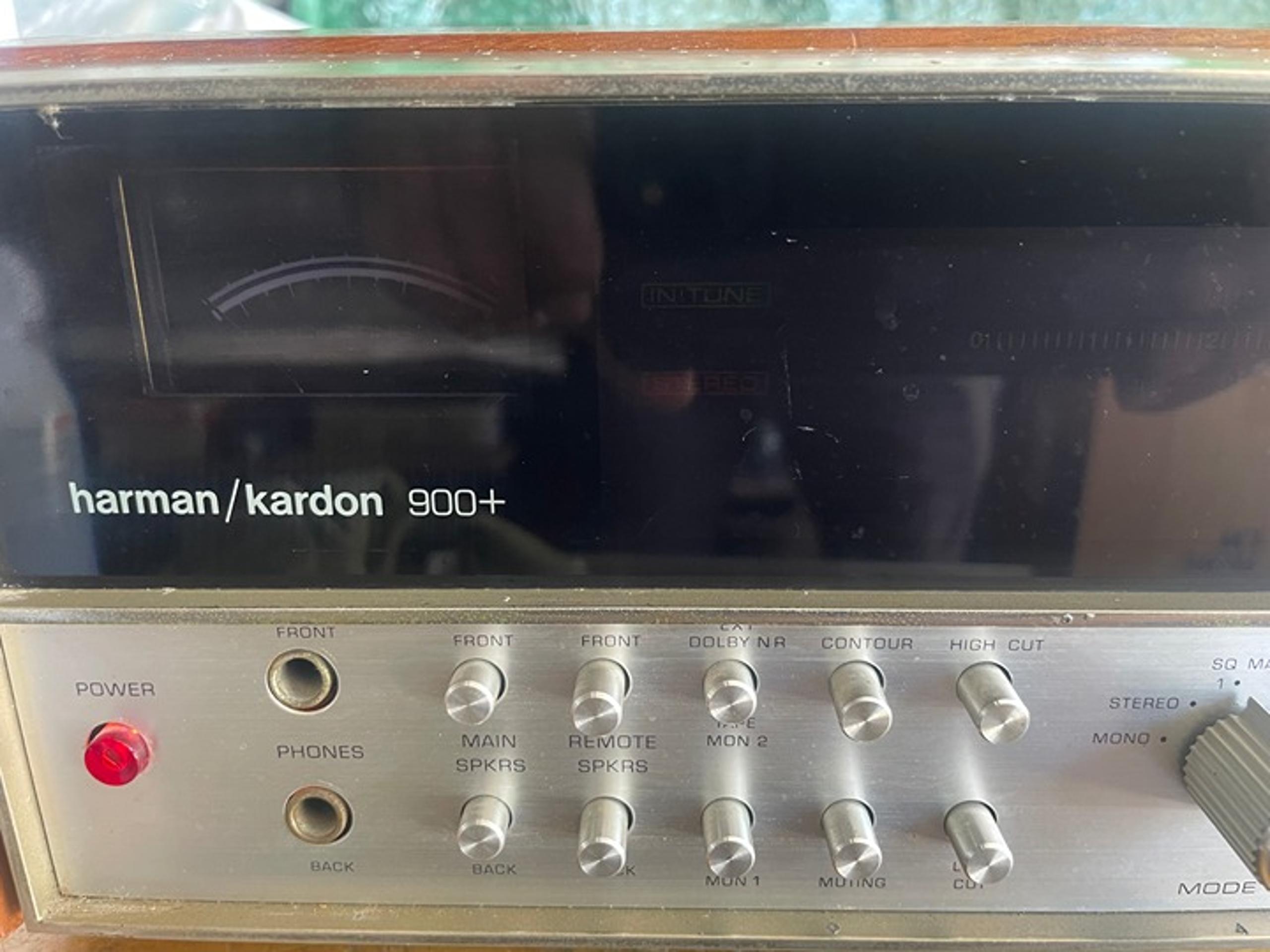 Vtg Harman Kardon 900+ Twin Power Multichannel Receiver AS IS FOR REPAIR