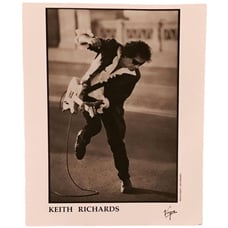 KEITH RICHARDS Photograph JEFF BENDER Promo VIRGIN Press Photo Rolling Stones