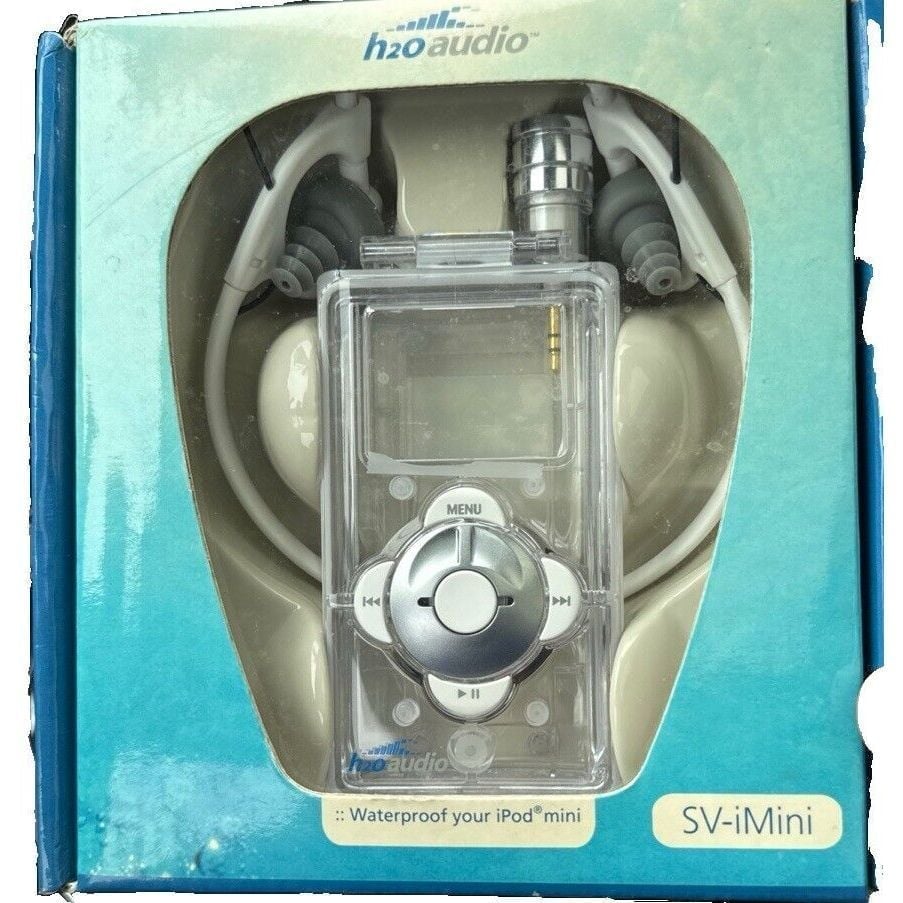 H2O Audio SV-iMini Waterproof Housing & Headset for 4G iPod NEW- Sealed