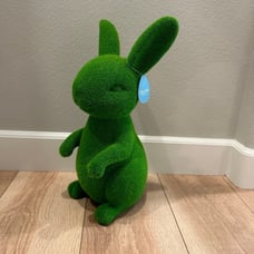 Martha Stewart Easter 2024 Standing Playful Grassy Green Easter Bunny