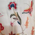 Johnny Was Gella ivory rayon floral butterfly embroidered Boho tunic top S NWT