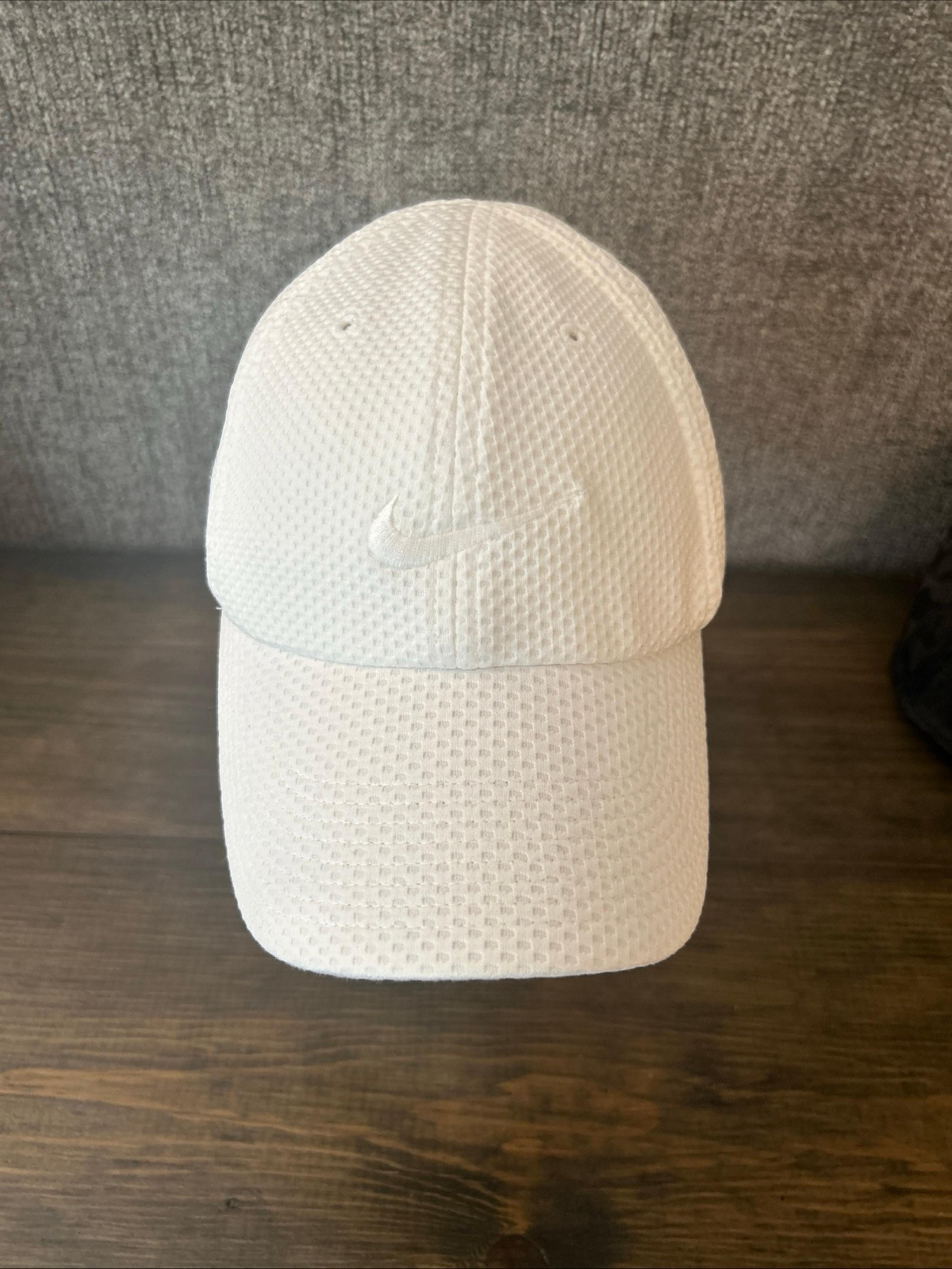 NIKE HERITAGE86 DRI-FIT Cap Hat White Colorful Full Mesh White Swoosh Women Size