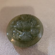Heavy Jade Belt Buckle