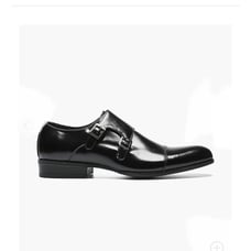 Stacy Adams Gordon Cap Toe Monk Strap Sz 10 M