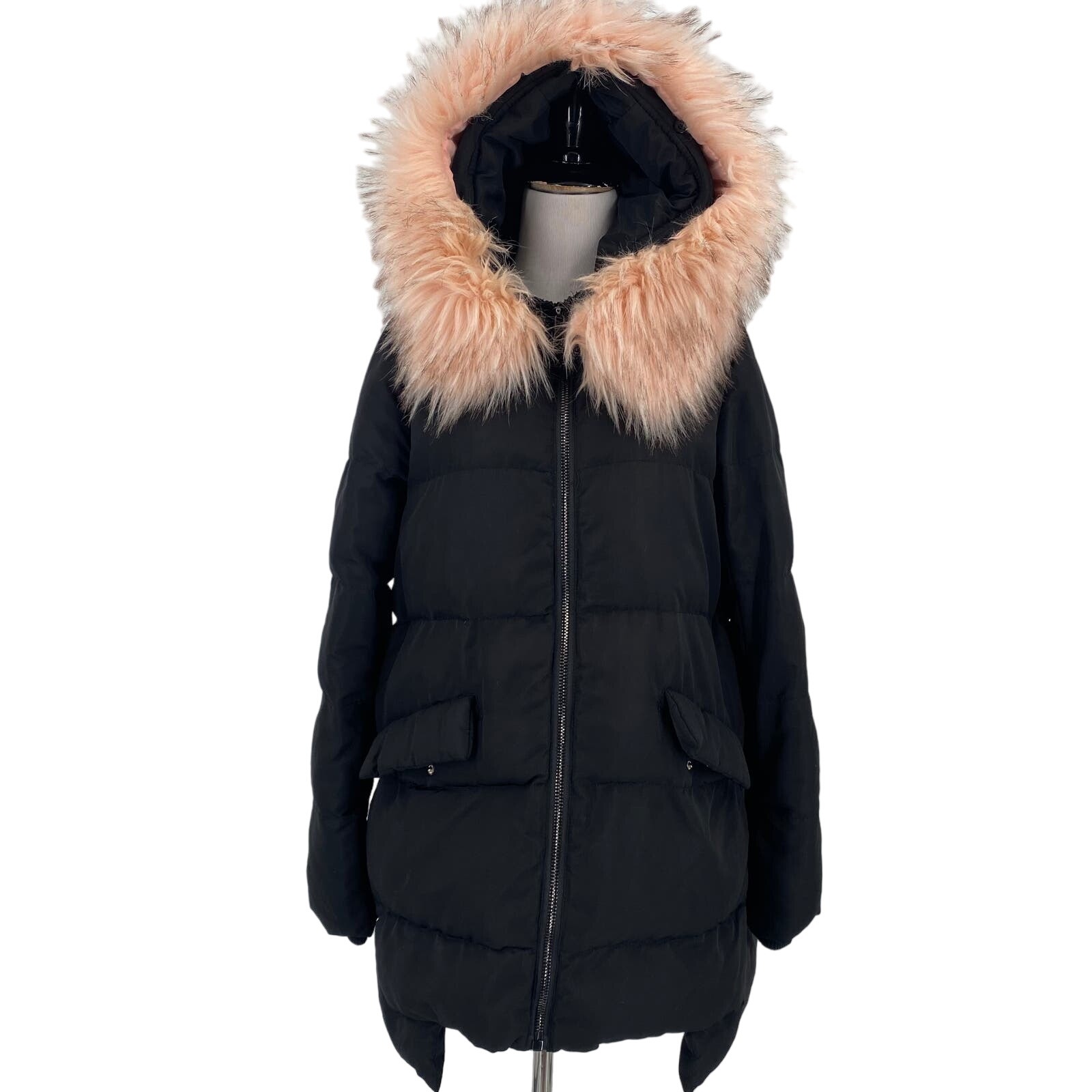 Hippocampe French Puffer Fur Coat Size 1 / Medium