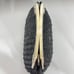 Kate Spade plastic handle clasp basket bag in black