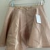Womens Skirt Size 7 Beige Lined Tulle Mini To the Dress