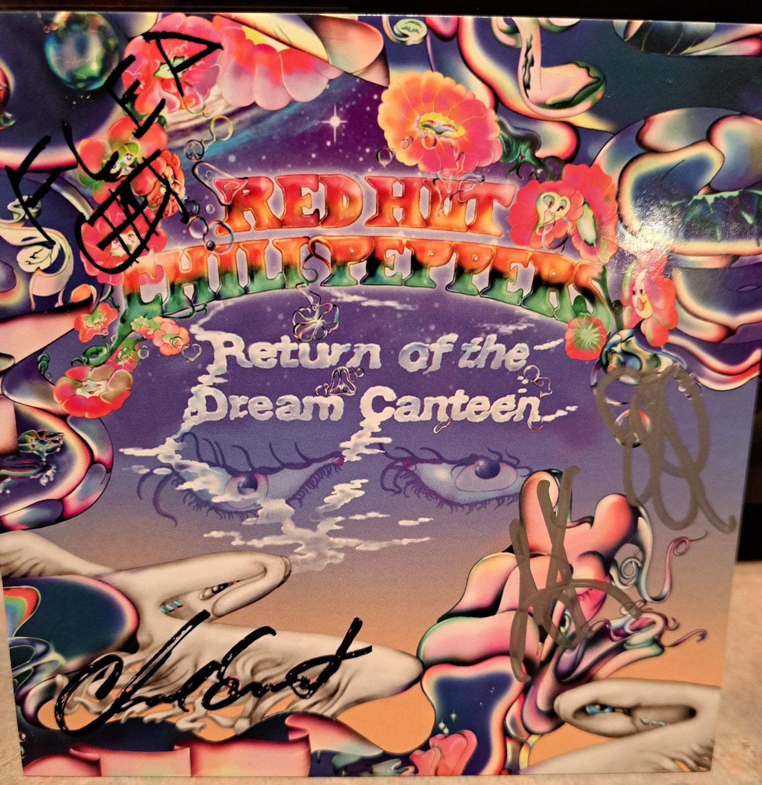 Red Hot Chil Peppers Return of the dream canteen Autographed cd