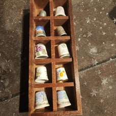 Vintage thimbles- 10 total
