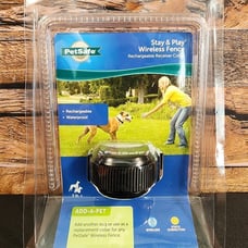 PetSafe Stay & Play Wireless Fence Rechargeable Receiver Collar 5+lb PIF00-14288