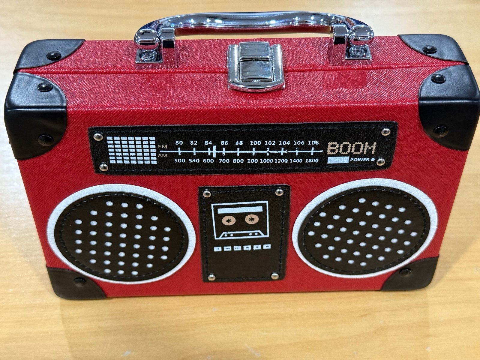 Retro Boombox Crossbody/Purse. New without tags.