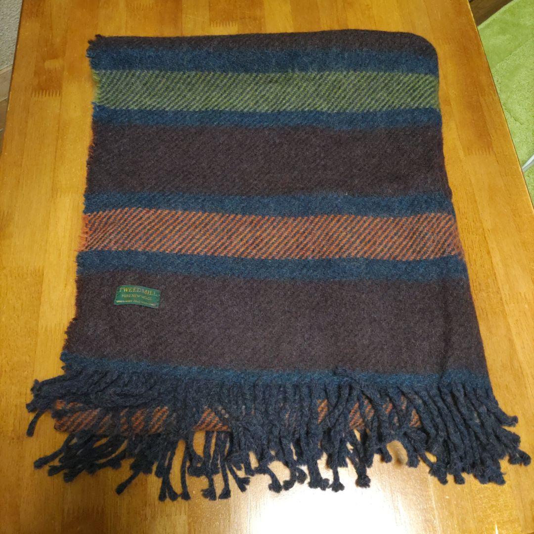 TWEEDMILL Tweedmill 100% Wool Striped Scarf