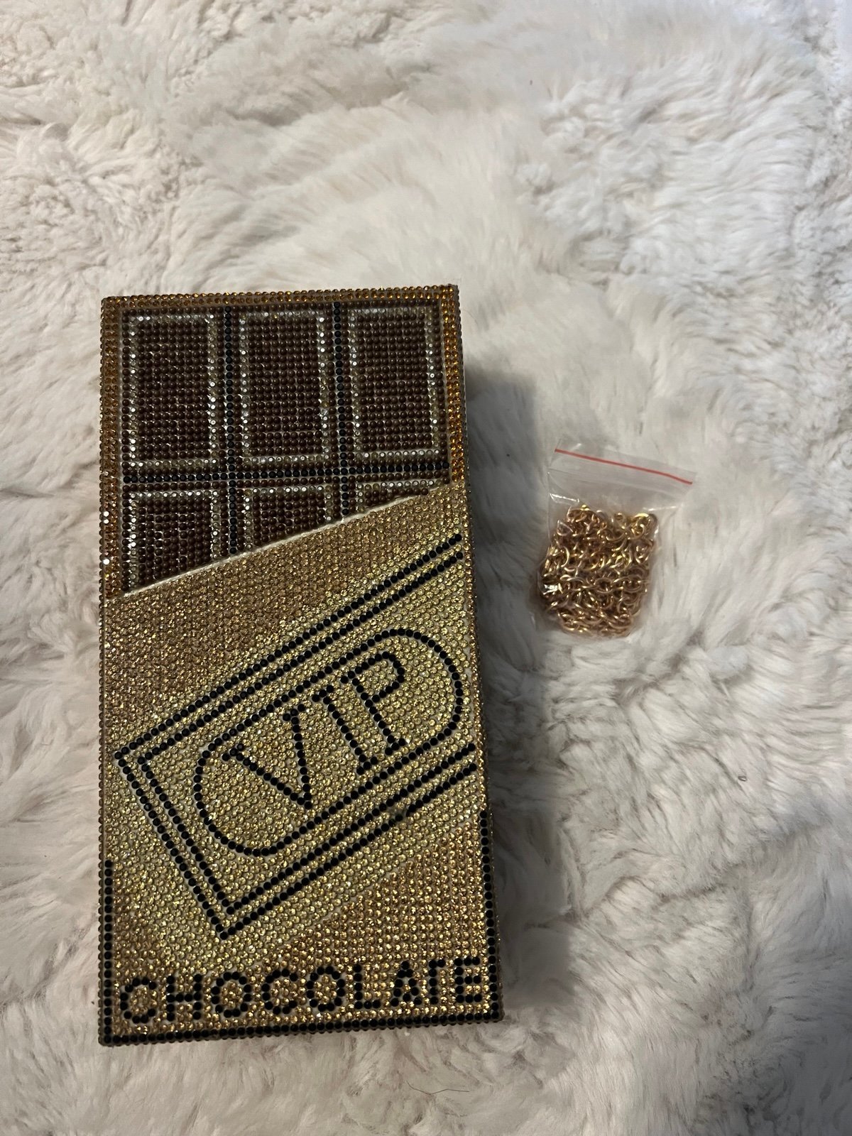 Chocolate Bar clutch bag