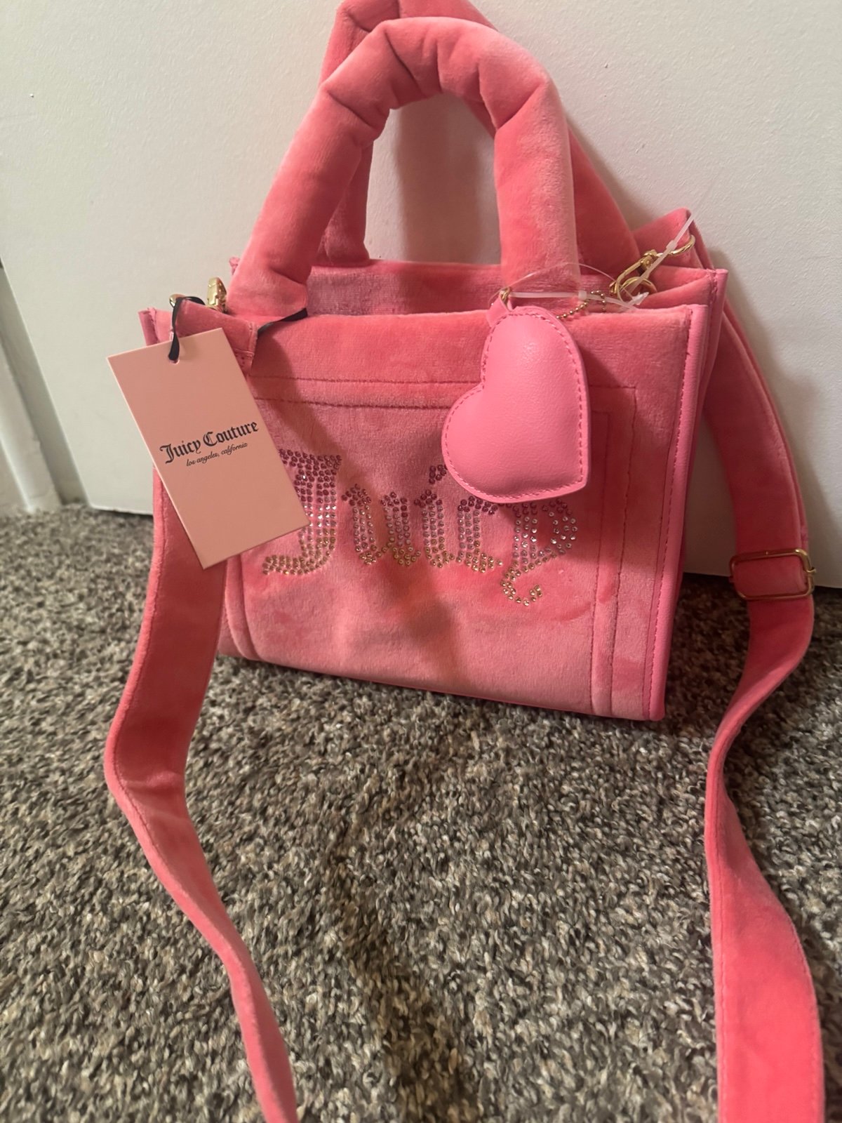 Juicy Couture Pink Lemonade Mini Tote new with tag