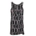 Womens Size 6 Milly Geoprint Crepe Sleeveless Shift Mini Dress Made in USA