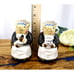 Department 56 Jam Bon Pig Salt & Pepper Shakers Black White 5 Tall Vintage