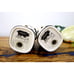 Department 56 Jam Bon Pig Salt & Pepper Shakers Black White 5 Tall Vintage