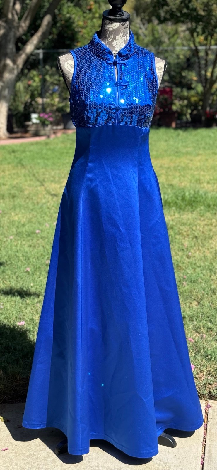 Vintage Zum Zum Royal Blue Gown