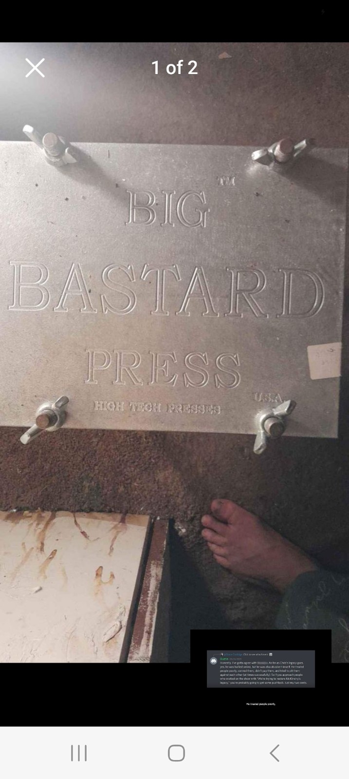 Big bastard press machine 10 ton aircraft aluminum