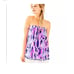 Lilly Pulitzer Palma Strapless Tube Top in One Too Many Print S Multicolor
