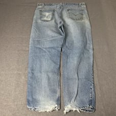 Vintage Levis 505 Orange Tab Jeans Mens 40x27 Regular Straight Distressed