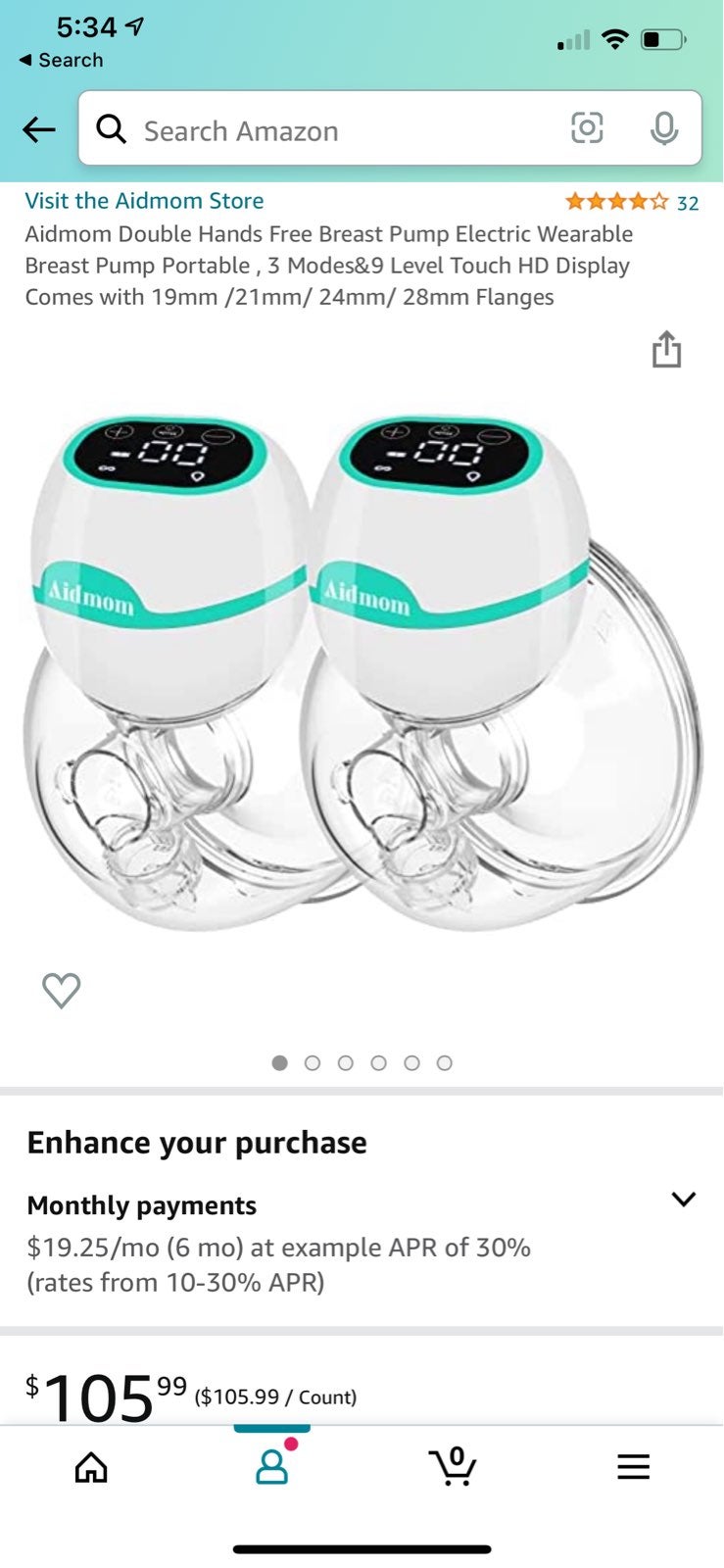 hands free Aidmom breast pumps