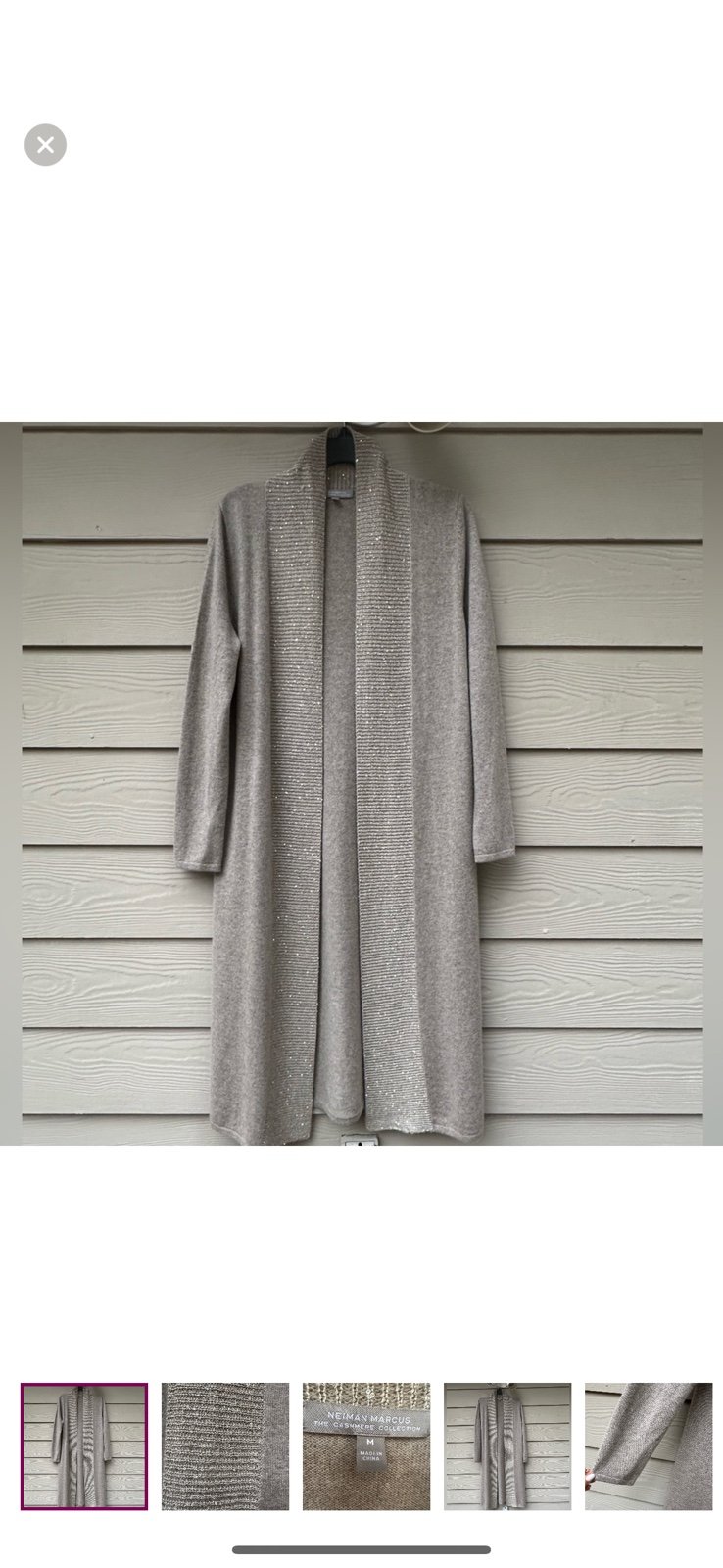 Neiman Marcus The Cashmere Collection Open Cardigan