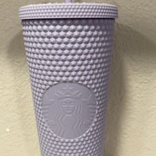 Starbucks lilac and mint venti studded