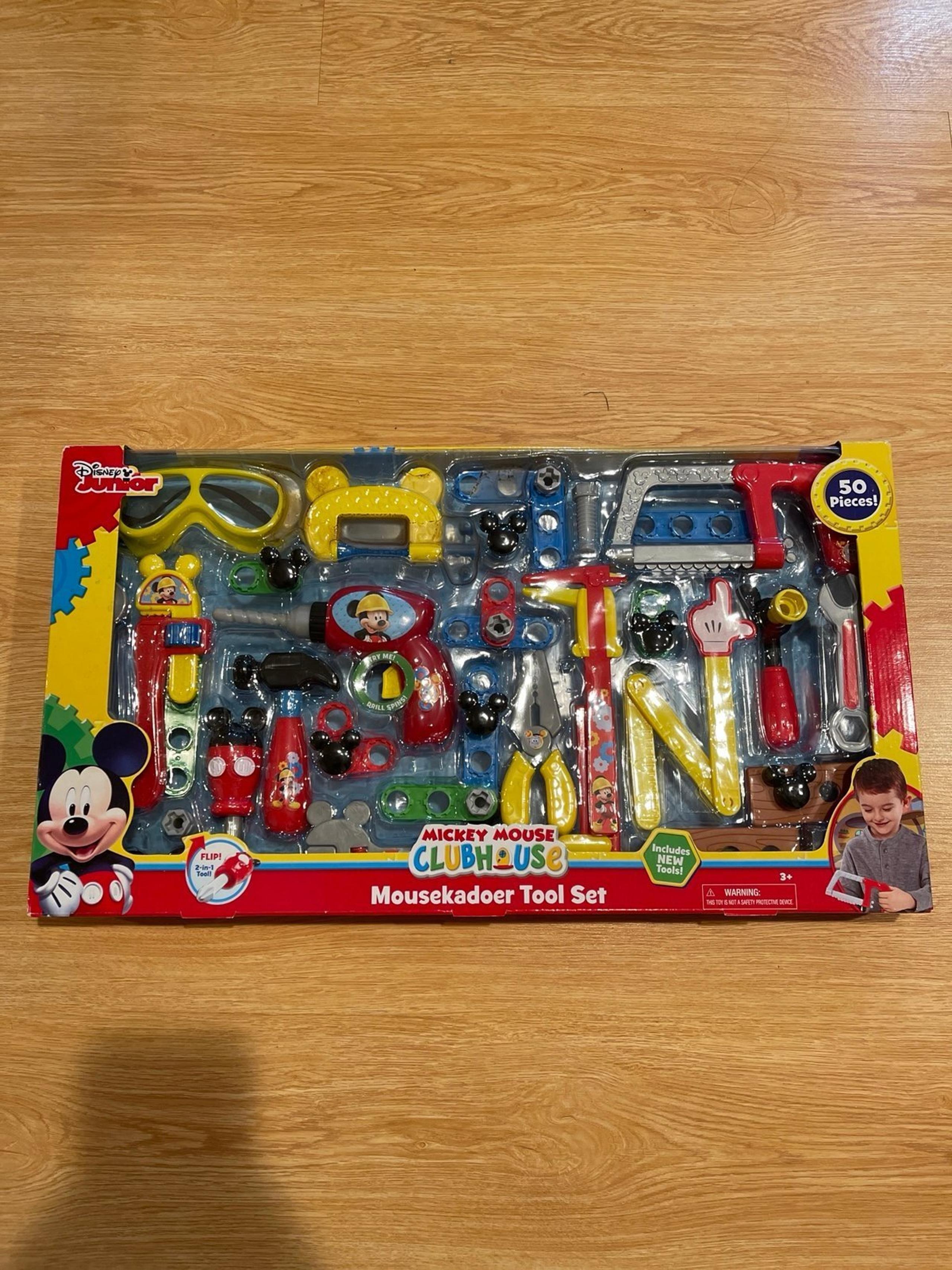 Disney Mickey Mouse Clubhouse Mousekadoer Tool Set, 50 Pieces Kids Activity