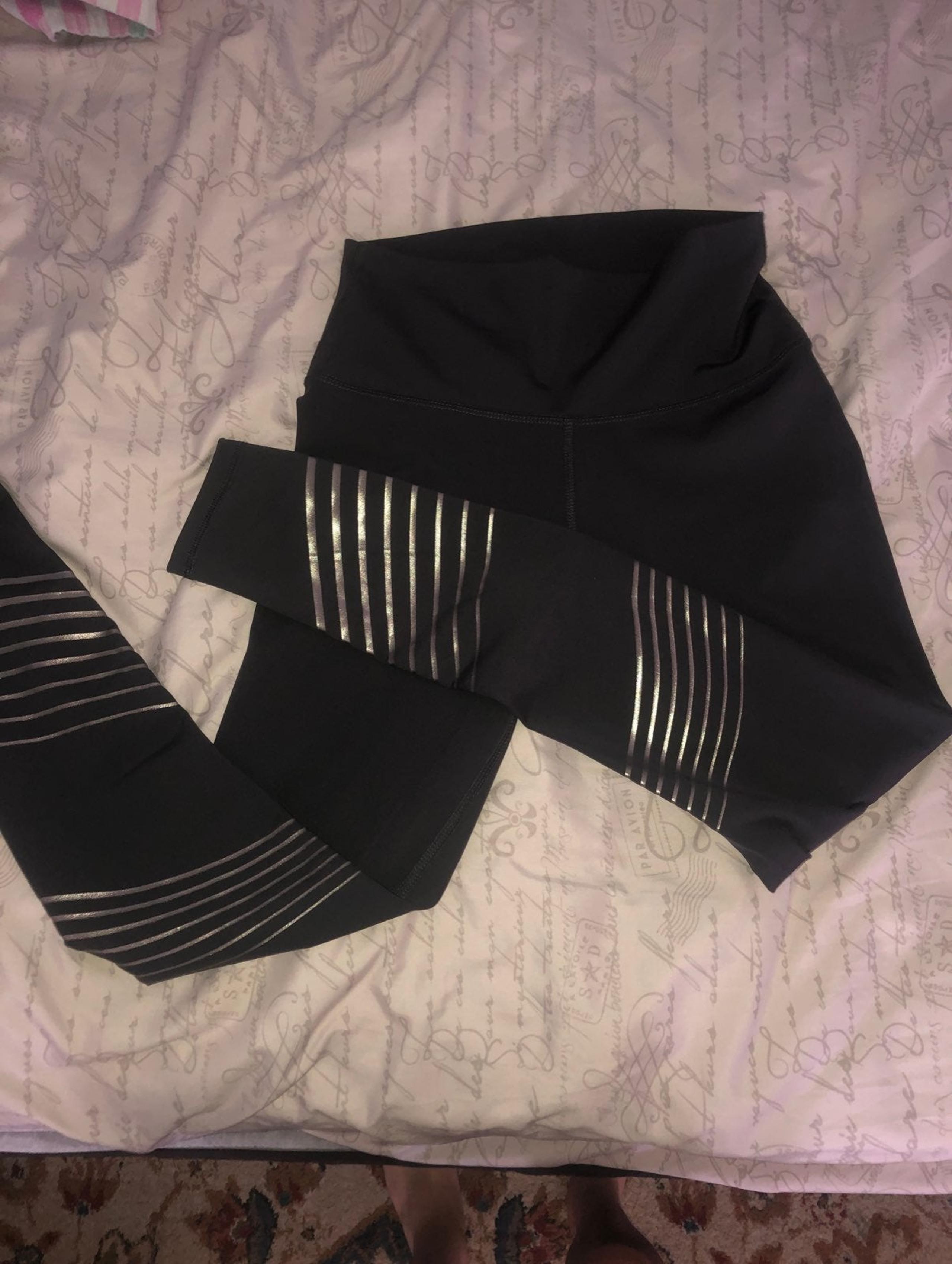 grey high waisted leggings