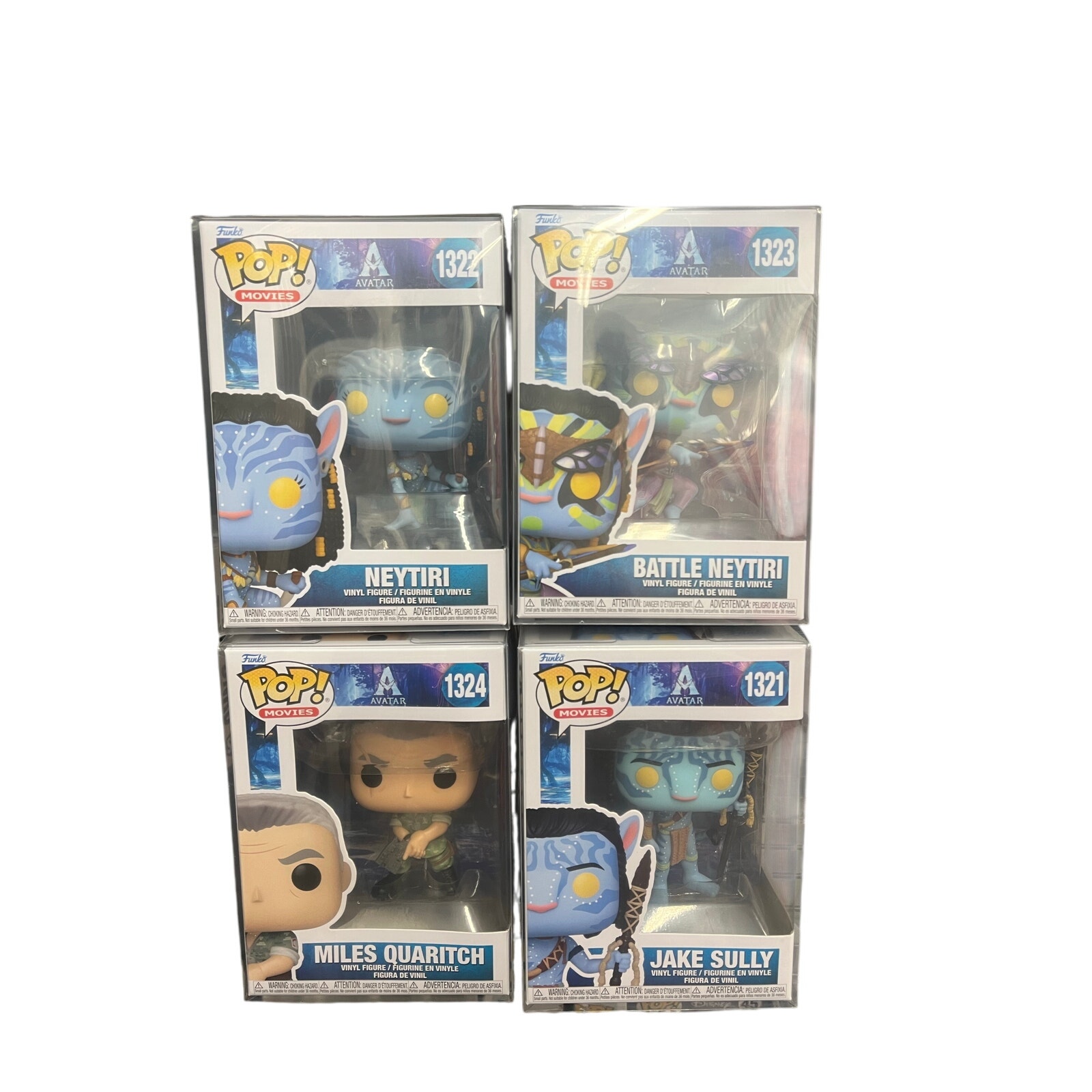 Avatar Jake Neytiri Miles Funko Pop Set