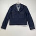 J.Crew Re-Imagined Sustainable Denim Jacket with Front Pockets Dark Wash Size S
