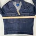 J.Crew Re-Imagined Sustainable Denim Jacket with Front Pockets Dark Wash Size S