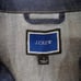 J.Crew Re-Imagined Sustainable Denim Jacket with Front Pockets Dark Wash Size S